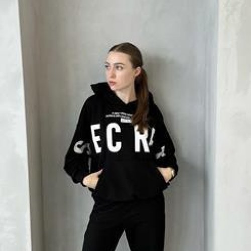 Костюм спорт Annet (S-XL) AZ0162 black (зима) Annet AZ0162 black