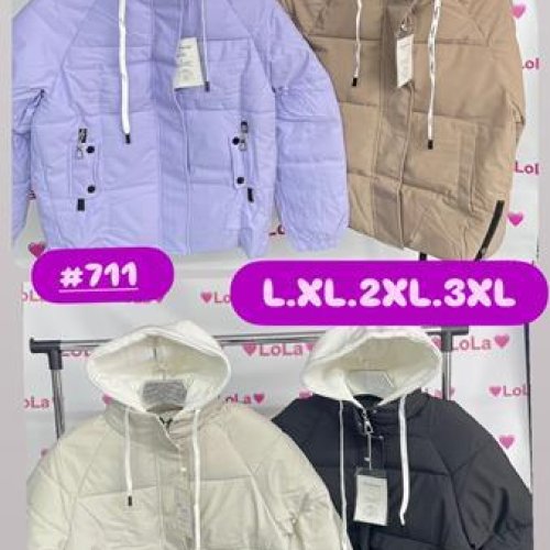 Куртка Annet (L-3XL) LO711 purple (деми) Annet LO711 purple