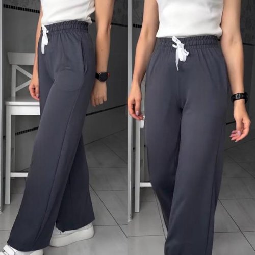 Штаны спорт Sport style (S-XL) 10481 d.grey (деми) Sport style 10481 d.grey