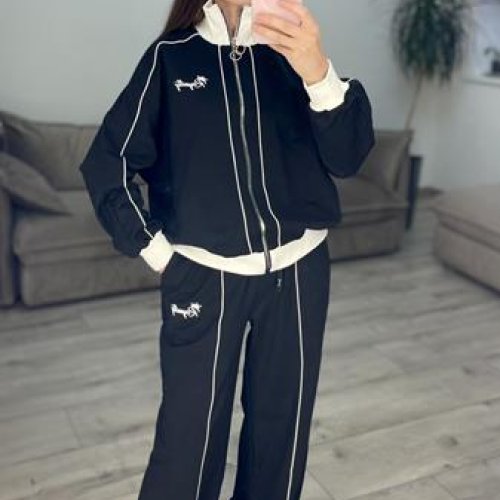 Костюм спорт S.Style (42-48) 603 black (деми) S.Style 603 black