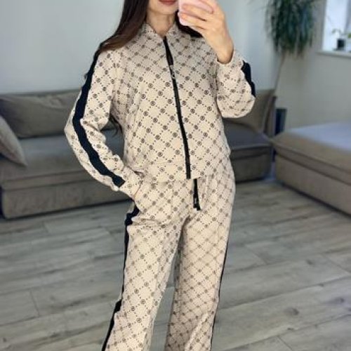 Костюм спорт S.Style (42-48) 614 beige (деми) S.Style 614 beige