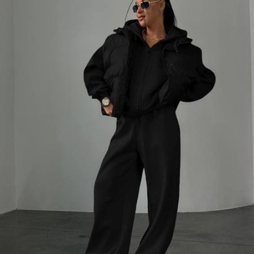 Костюм Modnulya (42-52) 3035 black (деми) Modnulya 3035 black