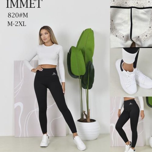 Лосины Modnulya (M-2XL) 820 black (деми) Modnulya 820 black