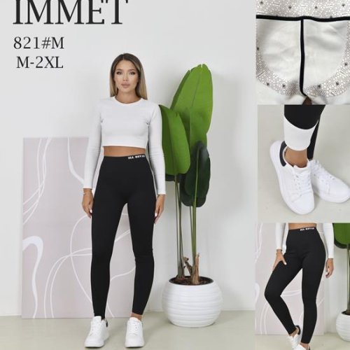 Лосины Modnulya (M-2XL) 821 black (деми) Modnulya 821 black