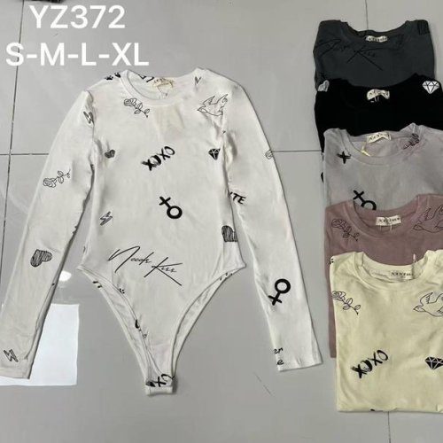 Боди Modnulya (S-XL) YZ372 white (деми) Modnulya YZ372 white