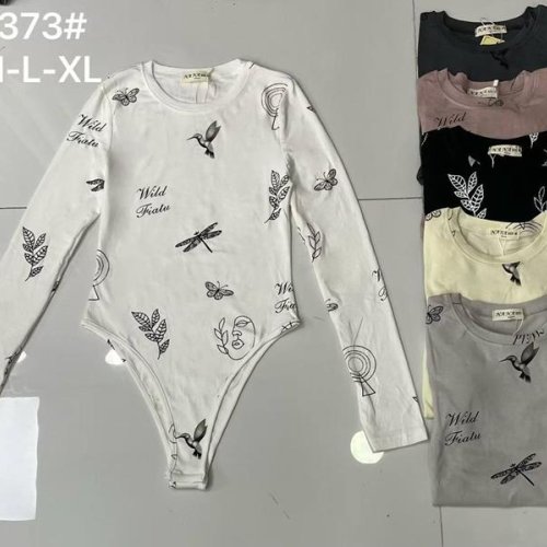 Боди Modnulya (S-XL) YZ373 black (деми) Modnulya YZ373 black