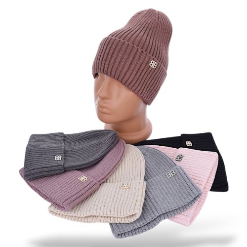Шапка КОРОЛЕВА (one size) 14-02 mix (зима) КОРОЛЕВА 14-02 mix
