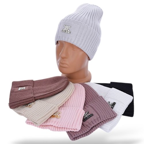 Шапка КОРОЛЕВА (one size) 14-03 mix (зима) КОРОЛЕВА 14-03 mix