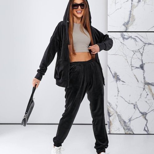 Костюм спорт Loren (44-58) 828 black (деми) Loren 828 black