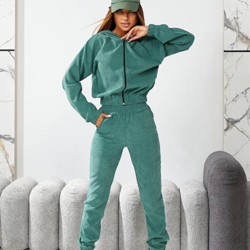 Костюм спорт Loren (40-54) 869 green (деми) Loren 869 green