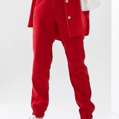 Штаны спорт Loren (42-56) 929-1 red (деми) Loren 929-1 red