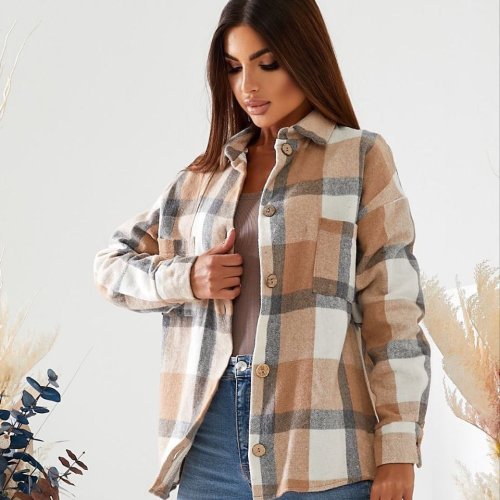 Рубашка Loren (42-56) 959 beige (деми) Loren 959 beige