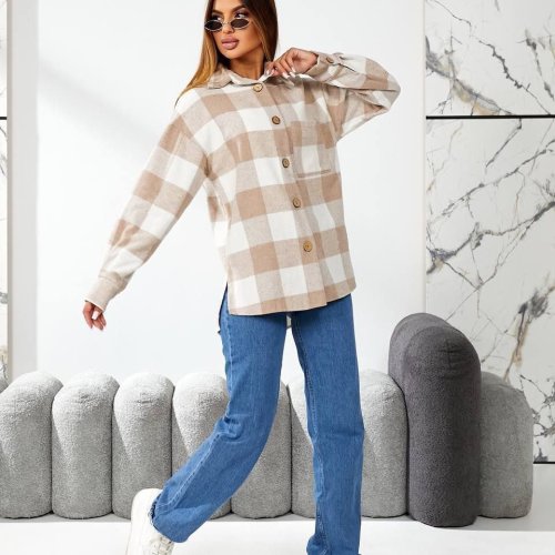 Рубашка Loren (42-56) 959 l.beige (деми) Loren 959 l.beige