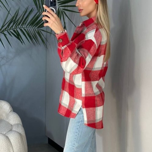 Рубашка Loren (42-56) 959-1 red (деми) Loren 959-1 red