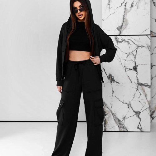 Костюм спорт Loren (42-48) 971 black (деми) Loren 971 black