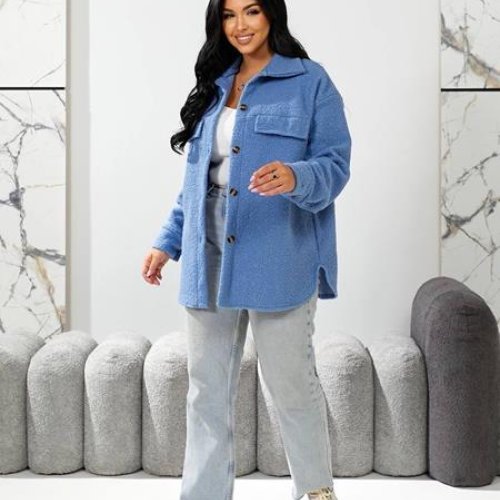 Рубашка BAT (44-58) 153-7 l.blue (деми) BAT 153-7 l.blue