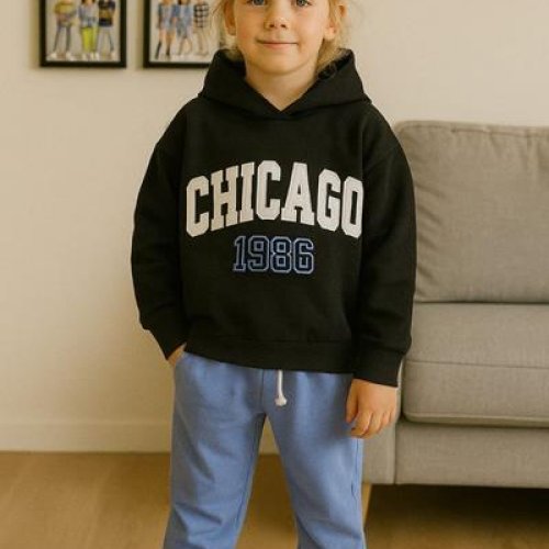 Костюм спорт Fili kids (2-8) FK1431 black (деми) Fili kids FK1431 black