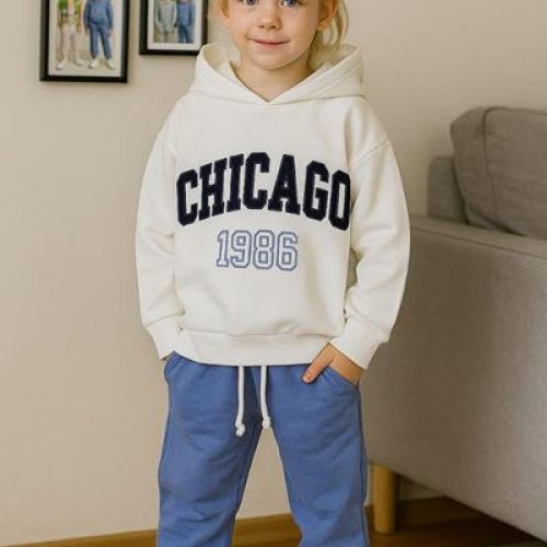 Костюм спорт Fili kids (2-8) FK1432 white (деми) Fili kids FK1432 white