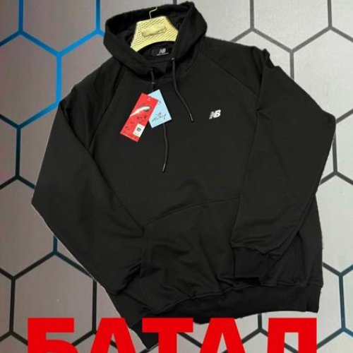 Худи Alex Clothes (2XL-6XL) 4807 black (деми) Alex Clothes 4807 black