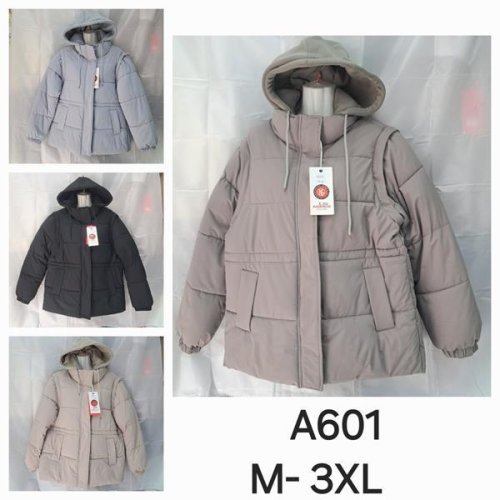 Куртка Annet (M-3XL) KF601 gray (деми) Annet KF601 gray