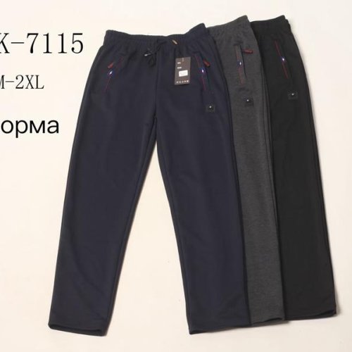 Штаны спорт Hoan (M-3XL) WK7115 black (деми) Hoan WK7115 black