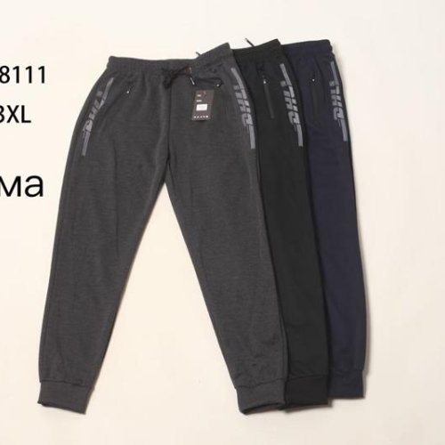Штаны спорт Hoan (M-3XL) WK8111 navy (деми) Hoan WK8111 navy