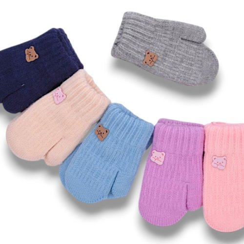 Варежки КОРОЛЕВА (2-4) J1006 mix (зима) КОРОЛЕВА J1006 mix