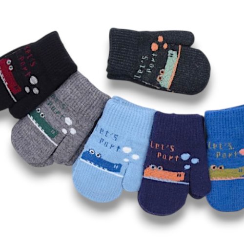 Варежки КОРОЛЕВА (2-4) J1012 mix (зима) КОРОЛЕВА J1012 mix