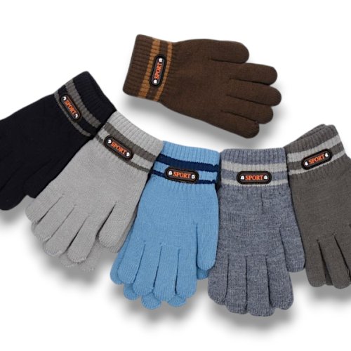 Перчатки КОРОЛЕВА (12-14) J2044 mix (зима) КОРОЛЕВА J2044 mix