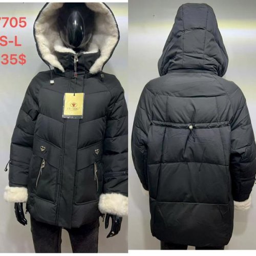 Куртка Yafeier (S-L) 7705 black (зима) Yafeier 7705 black