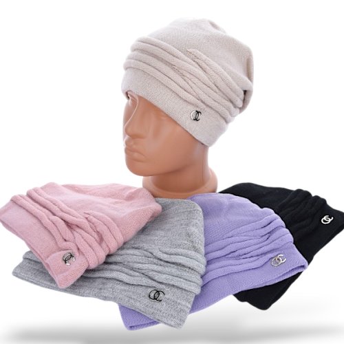 Шапка КОРОЛЕВА (one size) R25 mix (зима) КОРОЛЕВА R25 mix