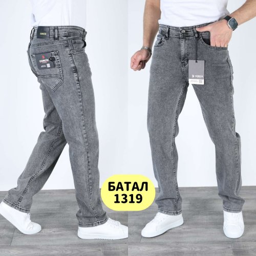 Джинсы God Baron (32-40) 1319 grey (деми) God Baron 1319 grey