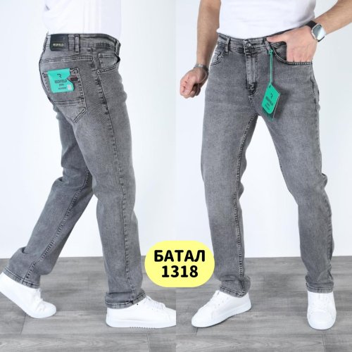 Джинсы God Baron (32-40) 1318 grey (деми) God Baron 1318 grey