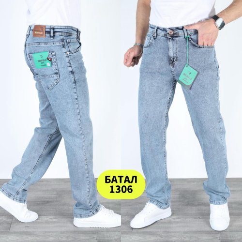 Джинсы God Baron (32-40) 1306 l blue (деми) God Baron 1306 l blue