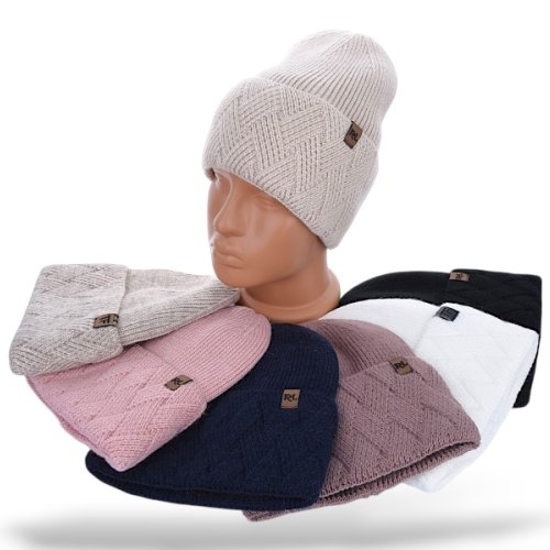 Шапка КОРОЛЕВА (one size) KL22 mix (зима) КОРОЛЕВА KL22 mix