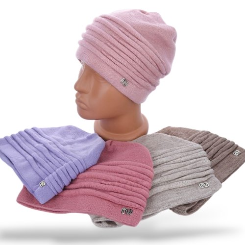 Шапка КОРОЛЕВА (one size) R11 mix (зима) КОРОЛЕВА R11 mix