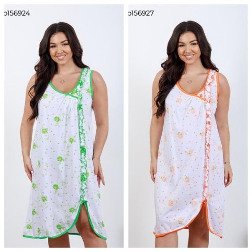 Ночнушка Vehuiah (XL) 156924 green (лето) Vehuiah 156924 green