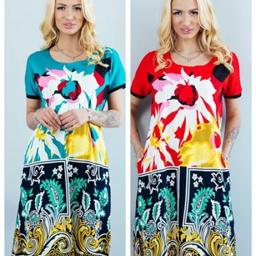 Платье Vehuiah (M-2XL) 172780-1 l.blue (лето) Vehuiah 172780-1 l.blue