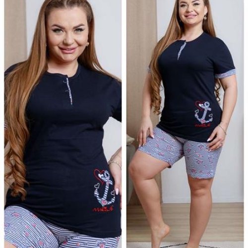 Костюм Vehuiah (XL-3XL) 368401 navy (лето) Vehuiah 368401 navy