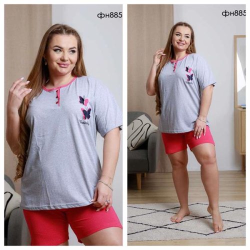 Костюм Vehuiah (XL-3XL) 8855109 grey (лето) Vehuiah 8855109 grey
