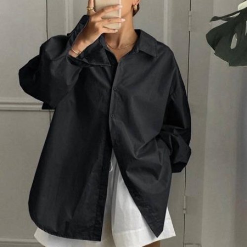 Рубашка Safina (42-52) 743 black (деми) Safina 743 black