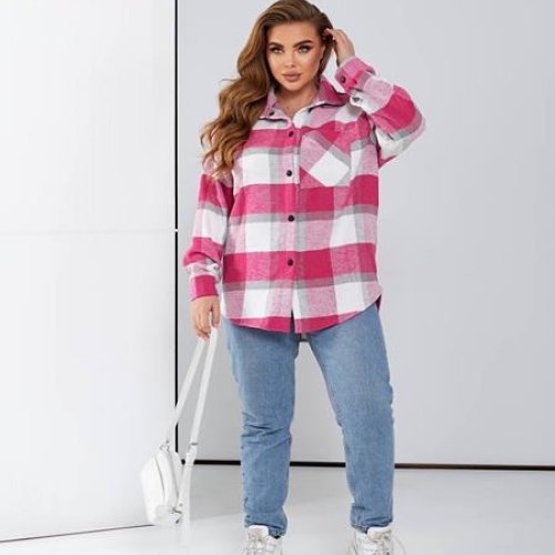 Рубашка BAT (46-56) 55-13 pink (деми) BAT 55-13 pink