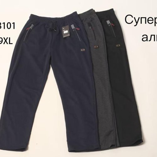 Штаны спорт Giang (5XL-9XL) 8101 grey (деми) Giang 8101 grey