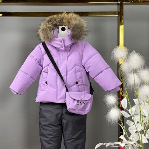 Комбинезон Delfinka (80-104) 3212 lilac (зима) Delfinka 3212 lilac