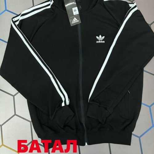 Кофта спорт Alex Clothes (2XL-6XL) 4850 black (деми) Alex Clothes 4850 black