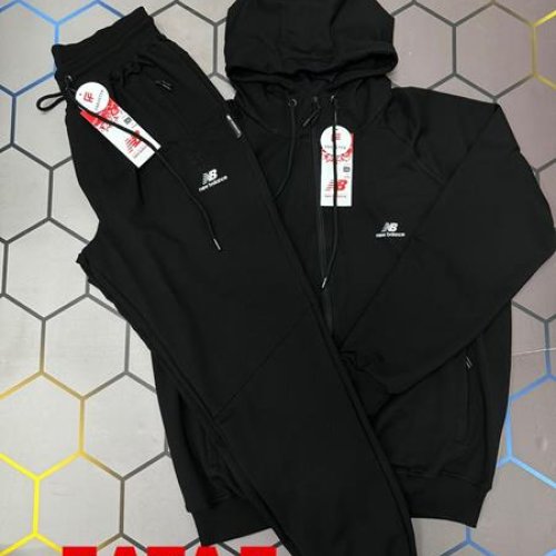 Костюм спорт Alex Clothes (2XL-6XL) 4860 black (деми) Alex Clothes 4860 black