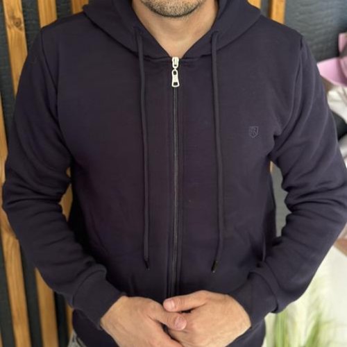 Кофта спорт Nik (M-2XL) 56620 navy (зима) Nik 56620 navy