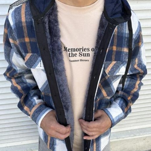 Рубашка Nik (XL-5XL) 56629 blue (зима) Nik 56629 blue