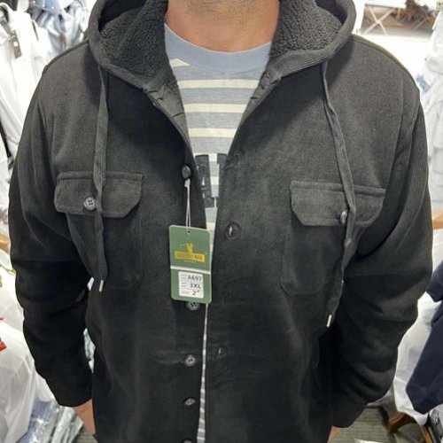 Рубашка Nik (XL-5XL) A697 black (зима) Nik A697 black