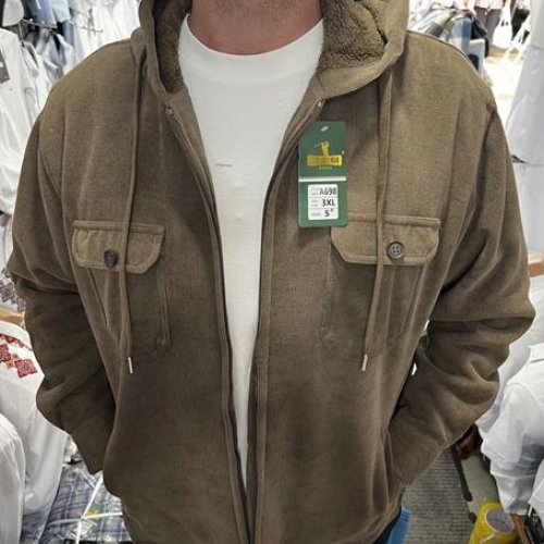 Рубашка Nik (XL-5XL) A698 beige (зима) Nik A698 beige